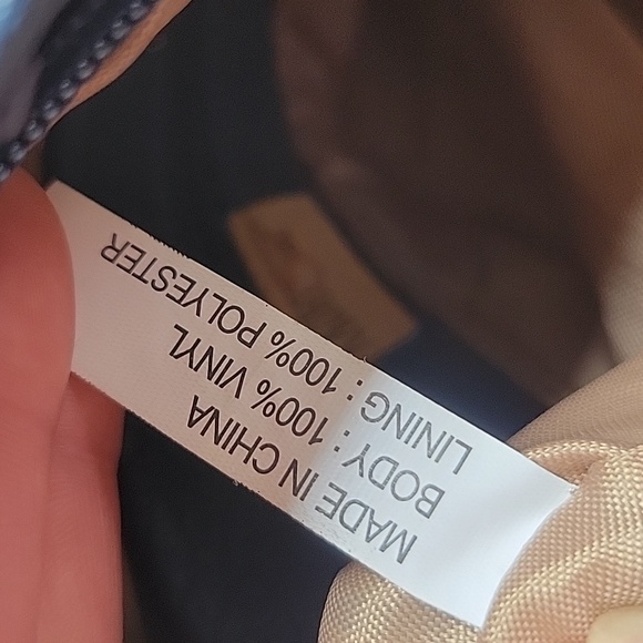 🍀Blue vinyl MultiSac crossbody shoulder hobo bag - Picture 10 of 10